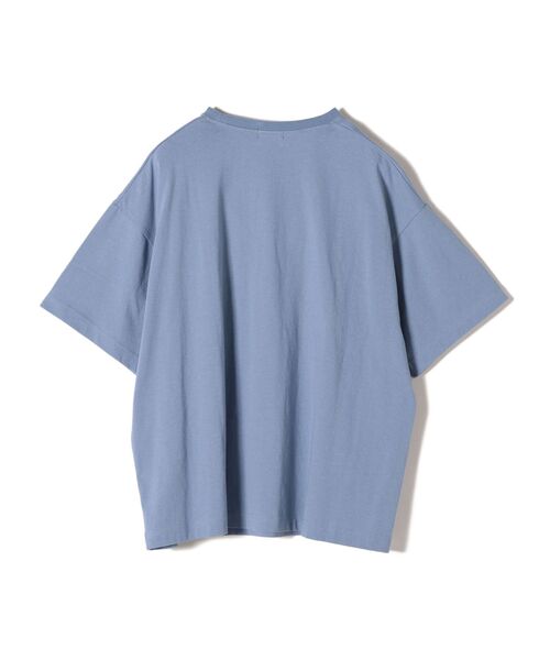 SHIPS（シップス）の「【WEB限定】〈UVカット〉USAコットンサイズチョイススリットTEE◇（Tシャツ/カットソー・レディース・オフホワイト/ブラック/チャコールグレー/ベージュ系その他/グリーン/ライトグリーン/スカイブルー/ダークオリーブ/マスタード・SMALL/MEDIUM/LARGE）」の20枚目の写真