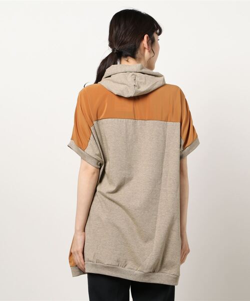 gomme（ゴム）の「20/-天竺　ロジカルフーディー（パーカー・レディース・チャコールグレー/ホワイト/ベージュ/ブラック・MEDIUM）」の19枚目の写真