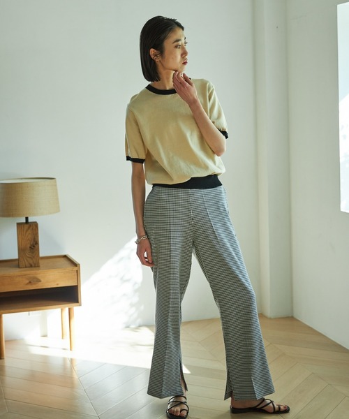 VACANCY（ヴァカンシー）の「ギンガムチェックイージーパンツ（その他パンツ・レディース・ブラック/オレンジ/グリーン・MEDIUM/MEDIUM/TALL）」の11枚目の写真