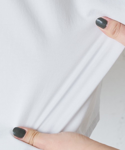 BEARDSLEY（ビアズリー）の「フロント刺繍フレンチカットソー（Tシャツ/カットソー・レディース・ホワイト/ライトグレー/ブラック・1/0/2）」の18枚目の写真