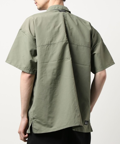 MANASTASH（マナスタッシュ）の「MANASTASH/マナスタッシュ/半袖リバーシャツ/River Shirt 2.1（シャツ/ブラウス・メンズ・ブラック/カーキ/セージグリーン/カラフル・LARGE/X-LARGE/MEDIUM）」の5枚目の写真