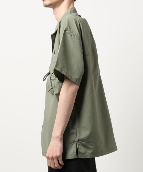MANASTASH（マナスタッシュ）の「MANASTASH/マナスタッシュ/半袖リバーシャツ/River Shirt 2.1（シャツ/ブラウス・メンズ・ブラック/カーキ/セージグリーン/カラフル・LARGE/X-LARGE/MEDIUM）」の6枚目の写真