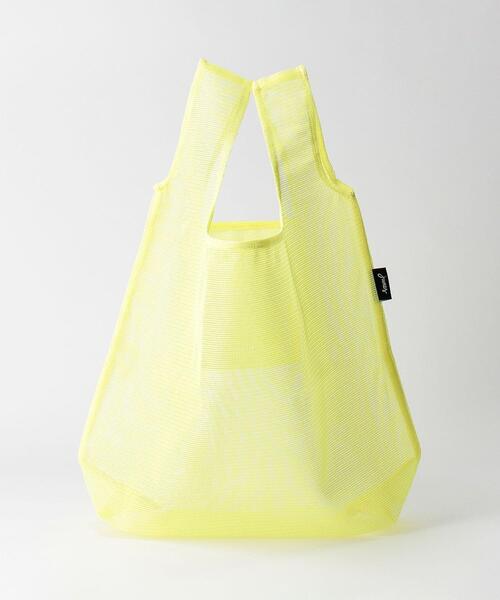 junes（ジュネス）の「JUNES（ジュネス） HOMBRE Bio メッシュバッグ【EMMEL REFINES】（エコバッグ/サブバッグ・レディース・ライトブルー/イエロー/ライラック・FREE）」の3枚目の写真