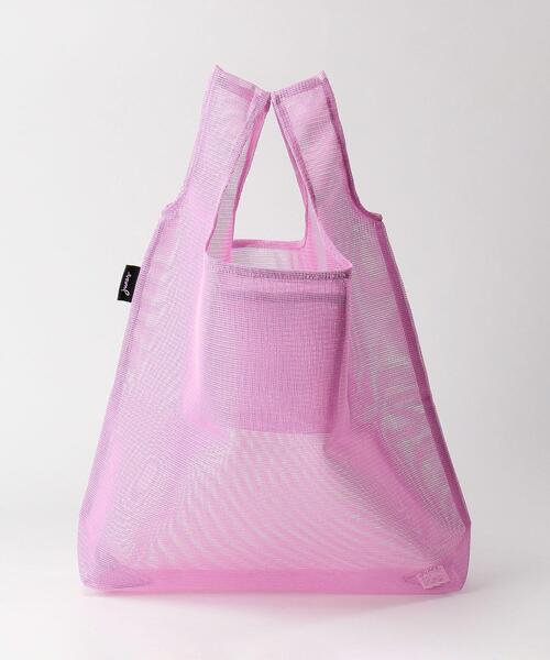 junes（ジュネス）の「JUNES（ジュネス） HOMBRE Bio メッシュバッグ【EMMEL REFINES】（エコバッグ/サブバッグ・レディース・ライトブルー/イエロー/ライラック・FREE）」の7枚目の写真