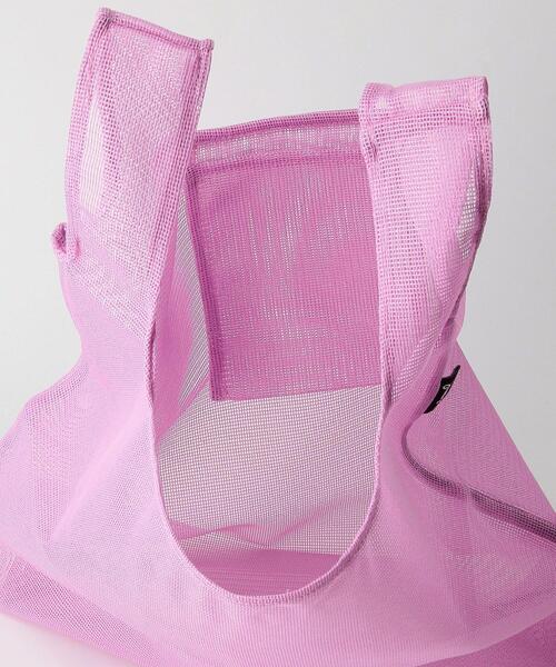 junes（ジュネス）の「JUNES（ジュネス） HOMBRE Bio メッシュバッグ【EMMEL REFINES】（エコバッグ/サブバッグ・レディース・ライトブルー/イエロー/ライラック・FREE）」の9枚目の写真