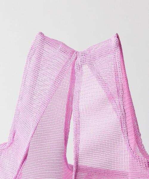 junes（ジュネス）の「JUNES（ジュネス） HOMBRE Bio メッシュバッグ【EMMEL REFINES】（エコバッグ/サブバッグ・レディース・ライトブルー/イエロー/ライラック・FREE）」の8枚目の写真