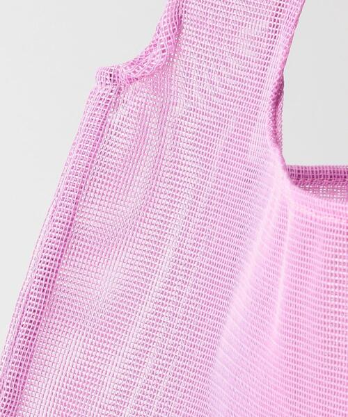 junes（ジュネス）の「JUNES（ジュネス） HOMBRE Bio メッシュバッグ【EMMEL REFINES】（エコバッグ/サブバッグ・レディース・ライトブルー/イエロー/ライラック・FREE）」の4枚目の写真