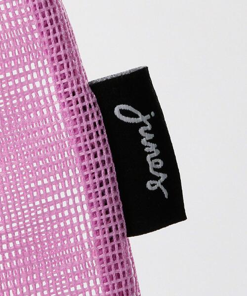 junes（ジュネス）の「JUNES（ジュネス） HOMBRE Bio メッシュバッグ【EMMEL REFINES】（エコバッグ/サブバッグ・レディース・ライトブルー/イエロー/ライラック・FREE）」の6枚目の写真