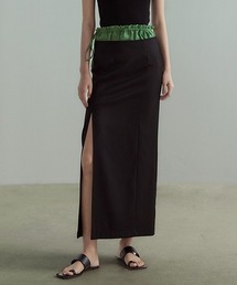 UNSPOKEN | 【UNSPOKEN】Slit tight skirt UX21B002(スカート)