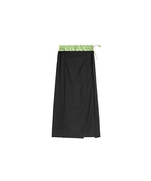 UNSPOKEN(アンスポクン)の「【UNSPOKEN】Slit tight skirt UX21B002(スカート・レディース・ブラック・S/M/L)」の9枚目の写真