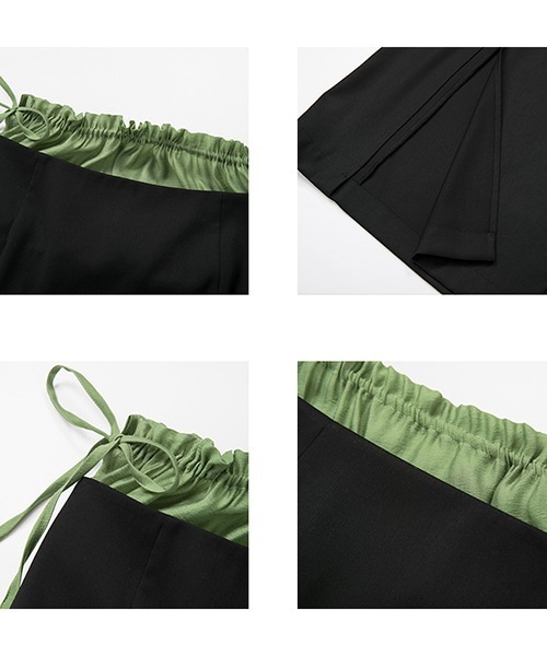 UNSPOKEN(アンスポクン)の「【UNSPOKEN】Slit tight skirt UX21B002(スカート・レディース・ブラック・S/M/L)」の10枚目の写真