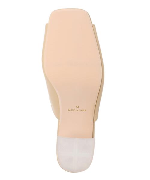 INGNI(イング)の「スクエアトゥクリアヒールサンダル(サンダル・レディース・アイボリー/ブラック/ベージュ・L/M)」の14枚目の写真