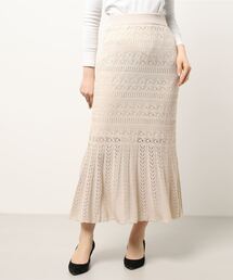 LOWRYS FARM | アサコンスカシマーメイドスカート　949419(スカート)
