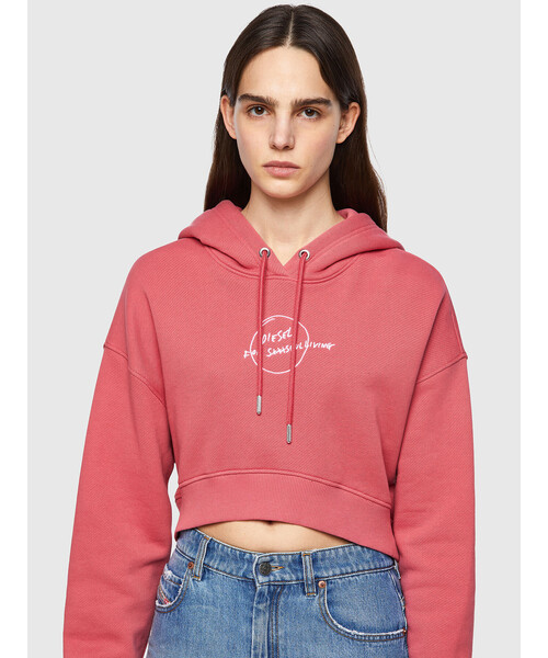 DIESEL（ディーゼル）の「レディース サステナブル パーカー ロゴ