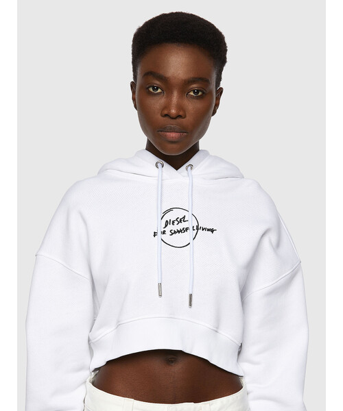 DIESEL（ディーゼル）の「レディース サステナブル パーカー ロゴ