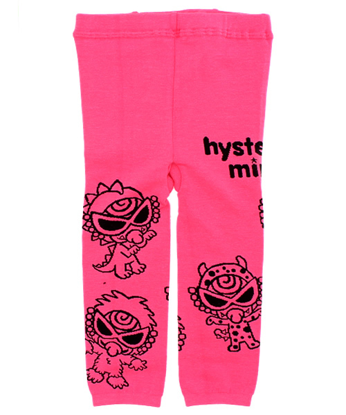 HYSTERIC MINI（ヒステリックミニ）の「BABY Hungry meet the Monsters レギンス（レギンス/スパッツ・キッズ・ブラック/ライトグリーン/ピンク・SMALL/MEDIUM）」の3枚目の写真