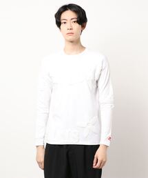 RM/パイルデザインロングTシャツ