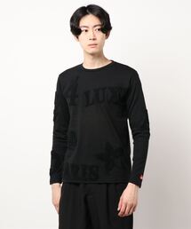 RM/パイルデザインロングTシャツ
