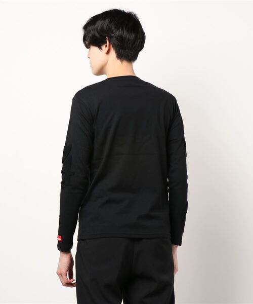 CERCA（チェルカ）の「RM/パイルデザインロングTシャツ（Tシャツ/カットソー・メンズ・ホワイト/ブラック・MEDIUM）」の4枚目の写真