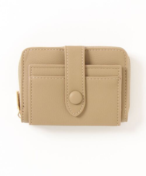 STYLEBLOCK（スタイルブロック）の「二つ折りミニ財布（財布・レディース・ピンク/ネイビー/ワインレッド/ブラック/カーキ・FREE）」の3枚目の写真