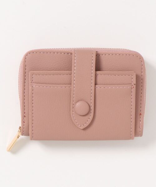 STYLEBLOCK（スタイルブロック）の「二つ折りミニ財布（財布・レディース・ピンク/ネイビー/ワインレッド/ブラック/カーキ・FREE）」の6枚目の写真
