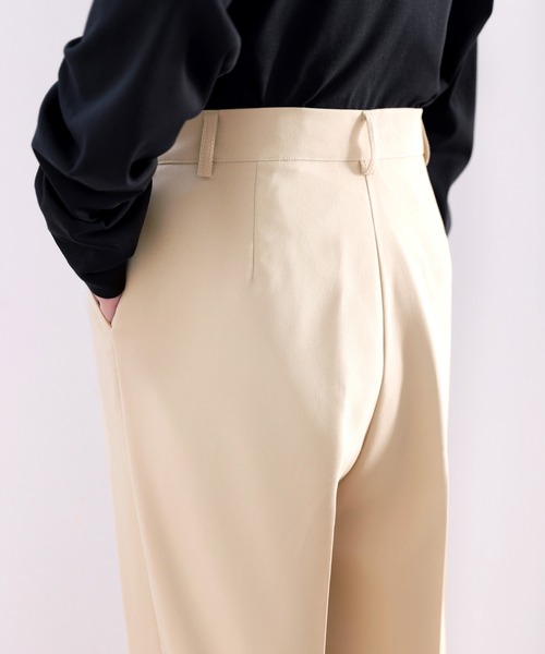 classicalelf（クラシカルエルフ）の「セットアップがキマる。美脚センタープレスパンツ（スラックス・レディース・ライトグレー/ベージュ・MEDIUM/LARGE/X-LARGE）」の19枚目の写真