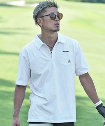 DIVINER GOLF | 【DIVINER GOLF】オリジナルゴルフウェア/総柄ロゴ半袖ポロシャツ メンズ(ポロシャツ)