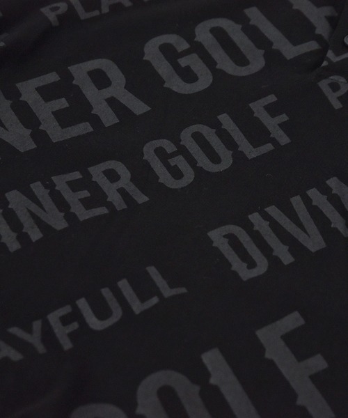 DIVINER GOLF(ディバイナー ゴルフ)の「【DIVINER GOLF】オリジナルゴルフウェア/総柄ロゴ半袖ポロシャツ メンズ(ポロシャツ・メンズ・ホワイト/ホワイト×ブラック/ブラック・M/L/XL)」の16枚目の写真