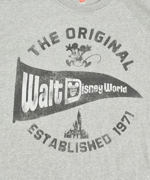 DISNEY VINTAGE（ディズニーヴィンテージ）の「【ヴィンテージ古着】DISNEY ディズニー プリントTシャツ ミッキー（Tシャツ/カットソー・メンズ・グレー・MEDIUM）」の3枚目の写真