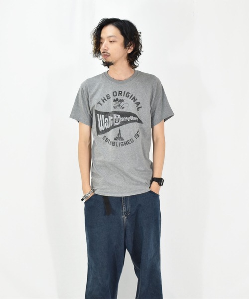 DISNEY VINTAGE（ディズニーヴィンテージ）の「【ヴィンテージ古着】DISNEY ディズニー プリントTシャツ ミッキー（Tシャツ/カットソー・メンズ・グレー・MEDIUM）」の5枚目の写真