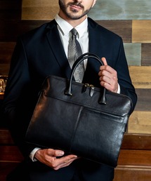 本革ビジネストートバッグ