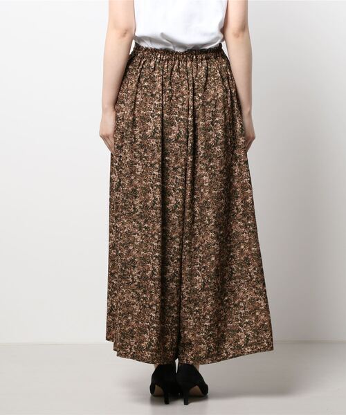 NICOLE white（ニコルホワイト）の「柄フレアワイドパンツ（その他パンツ・レディース・ベージュ系その他/ブラウン系その他・FREE）」の4枚目の写真