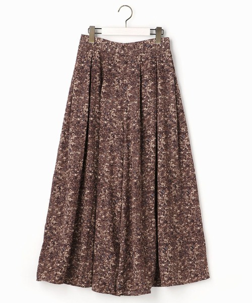 NICOLE white（ニコルホワイト）の「柄フレアワイドパンツ（その他パンツ・レディース・ベージュ系その他/ブラウン系その他・FREE）」の5枚目の写真