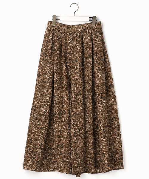 NICOLE white（ニコルホワイト）の「柄フレアワイドパンツ（その他パンツ・レディース・ベージュ系その他/ブラウン系その他・FREE）」の6枚目の写真