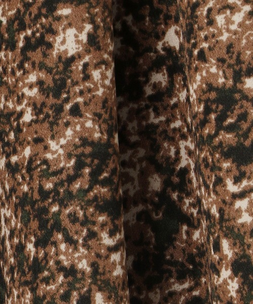 NICOLE white（ニコルホワイト）の「柄フレアワイドパンツ（その他パンツ・レディース・ベージュ系その他/ブラウン系その他・FREE）」の12枚目の写真