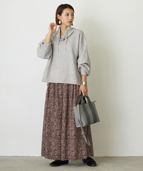 NICOLE white（ニコルホワイト）の「柄フレアワイドパンツ（その他パンツ・レディース・ベージュ系その他/ブラウン系その他・FREE）」の15枚目の写真