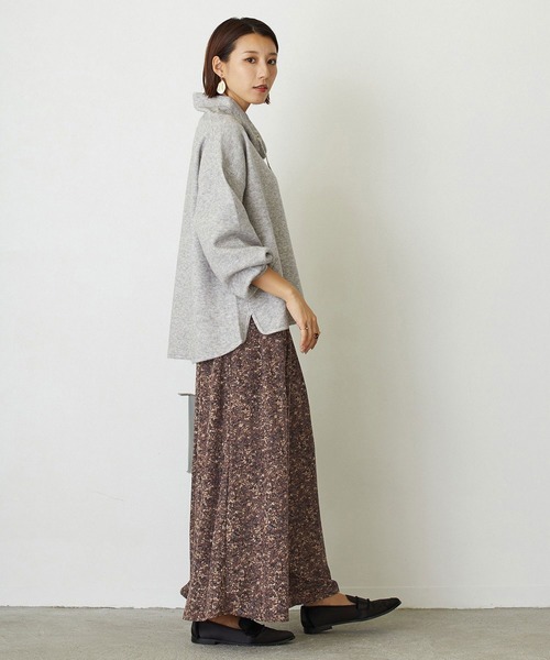 NICOLE white（ニコルホワイト）の「柄フレアワイドパンツ（その他パンツ・レディース・ベージュ系その他/ブラウン系その他・FREE）」の16枚目の写真