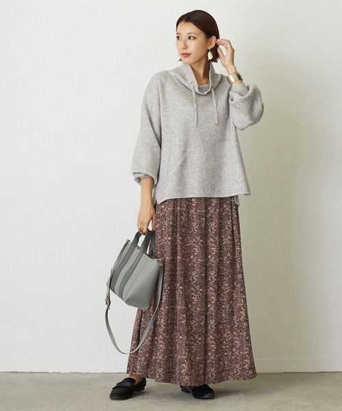 NICOLE white（ニコルホワイト）の「柄フレアワイドパンツ（その他パンツ・レディース・ベージュ系その他/ブラウン系その他・FREE）」の18枚目の写真