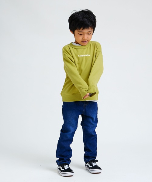 SUNDAYS SUN（サンデイズ サン）の「やわらかスリム ニットデニムパンツ（デニムパンツ・キッズ・ネイビー/ブルー・130/110/100/150/80/120/140/90）」の6枚目の写真