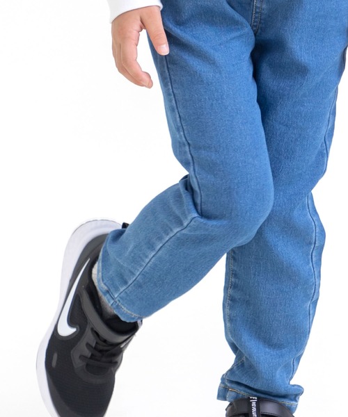 SUNDAYS SUN（サンデイズ サン）の「やわらかスリム ニットデニムパンツ（デニムパンツ・キッズ・ネイビー/ブルー・130/110/100/150/80/120/140/90）」の5枚目の写真