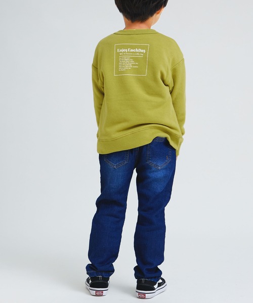 SUNDAYS SUN（サンデイズ サン）の「やわらかスリム ニットデニムパンツ（デニムパンツ・キッズ・ネイビー/ブルー・130/110/100/150/80/120/140/90）」の7枚目の写真