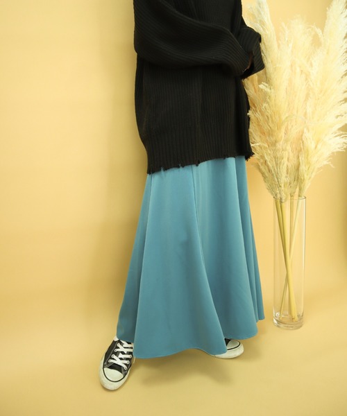 slowmelly（スローメリー）の「マーメイドスカート（スカート・レディース・ピンク/ライトブルー/グリーン・FREE）」の10枚目の写真