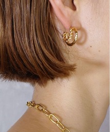 SIGNAL | 【SIGNAL/シグナル】Knot Hoop Pierce / ノットフープピアス(ピアス（両耳用）)