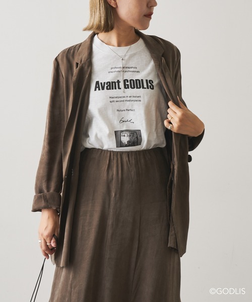 Omekashi(オメカシ)の「キュプラテーラードジャケット(テーラードジャケット・レディース・ブラック/ブラウン/ブルー・FREE)」の19枚目の写真