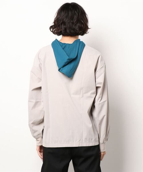 BACK NUMBER（バックナンバー）の「【BACK NUMBER】フェイクレイヤードパーカー（パーカー・メンズ・グレー/グリーン/ネイビー・XL/L/M）」の5枚目の写真