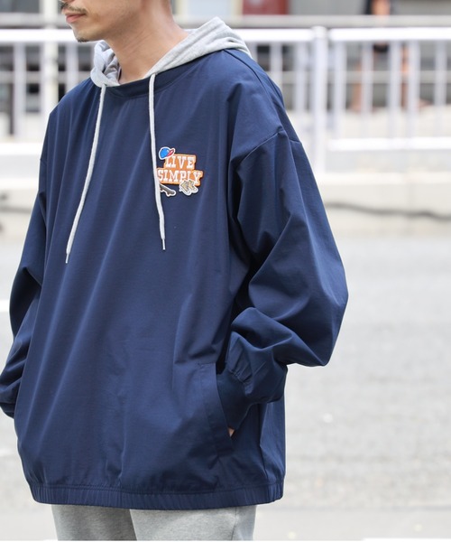 BACK NUMBER（バックナンバー）の「【BACK NUMBER】フェイクレイヤードパーカー（パーカー・メンズ・グレー/グリーン/ネイビー・XL/L/M）」の3枚目の写真