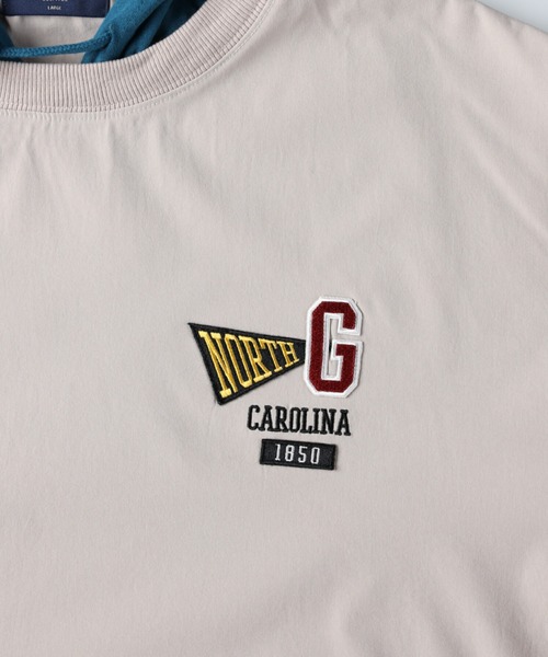 BACK NUMBER（バックナンバー）の「【BACK NUMBER】フェイクレイヤードパーカー（パーカー・メンズ・グレー/グリーン/ネイビー・XL/L/M）」の21枚目の写真