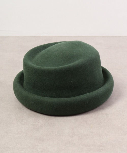 Sense of Grace（センスオブグレース）の「PIERRE HAT トーク風　フェルトハット（ハット・レディース・チャコールグレー/ダークカーキ/ブラック/ベージュ/ワイン/ダークブラウン/アイボリー・FREE）」の6枚目の写真