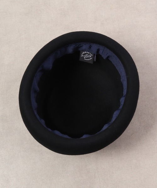 Sense of Grace（センスオブグレース）の「PIERRE HAT トーク風　フェルトハット（ハット・レディース・チャコールグレー/ダークカーキ/ブラック/ベージュ/ワイン/ダークブラウン/アイボリー・FREE）」の12枚目の写真