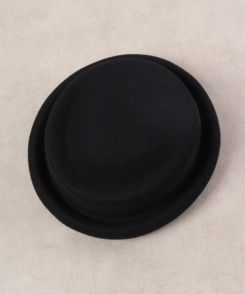 Sense of Grace（センスオブグレース）の「PIERRE HAT トーク風　フェルトハット（ハット・レディース・チャコールグレー/ダークカーキ/ブラック/ベージュ/ワイン/ダークブラウン/アイボリー・FREE）」の11枚目の写真